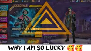 FREE FIRE NEW DIAMOND ROYALE SPIN | I AM SO LUCKY - GARENA FREE FIRE