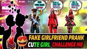 Fake Girlfriend Prank Gone Wrong || Prank On Girlfriend || Cute Reaction ❤️ -Garena Freefire