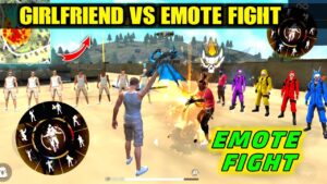 Free Fire Emote Fight On Factory Roof - Adam की Girlfriend 🆚 Hip hop And Criminal | Garena Free Fire