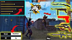 Free Fire  Headshot Setting 2022👿🎯  | BEST SENSITIVITY SETTINGS ⚙️|One Tap Setting 💥|Garena FreeFire