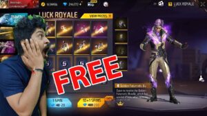 Free Fire Royale Golden Futurnetic Bundle FREE😱 | Garena Free Fire Max
