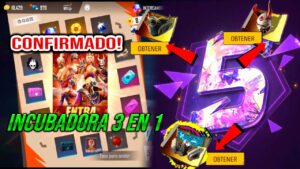 😱 GARENA REGALA PERGAMINO INCUBADORA 3 EN 1 GRATIS FREE FIRE cuernitos dorados, grafiteros, yin yan