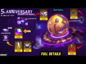 Indonesia Server 5TH Anniversary Event 😍 Full Details 🤤 || Garena Free Fire