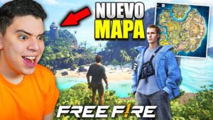 JUEGO EL NUEVO MAPA de FREE FIRE 😮 *ES GOOOOD *