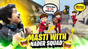 No1 Nader Squad Masti With Hacker Grenade First Time | Garena Free Fire Max