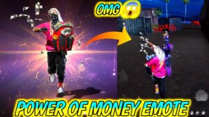 Power of new money emote free fire 😈 | Garena free fire pakistan