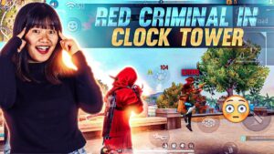 RED CRIMINAL Power in CLOCK TOWER! 😥 LOL Hogaya Last Me! Garena Free Fire