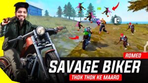 Savage Biker Romeo😱- Rocky Bhai H Apun🤣- Garena Free Fire