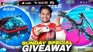 Sunday Special 1M Diamonds Giveaway Garena Free Fire