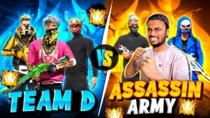 Team D vs Assassin Army - Garena Free Fire💥SAMSUNG A3,A5,A6,A7,J2,J5,J7,S5,S6,S7,S9,A10,A20,A30,A50