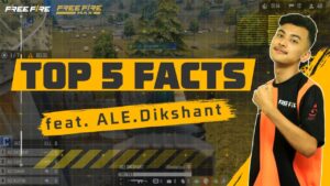 Top 5 facts Ft. Dikshant | Garena Free Fire