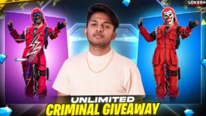Unlimited Red Criminal Bundle Giveaway  Last 2 Days Garena Free Fire