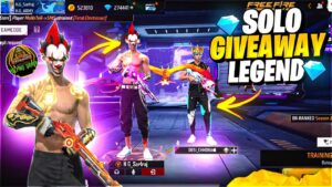 1ST FACECAM VIDEO🔥 | SOLO GIVEAWAY LEGEND 🤯 DESI CHHORA_YT - GARENA FREEFIRE
