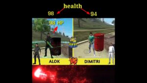 ALOK VS DIMITRI FULL ABILITY TEST FREE FIRE -GARENA FREE FIRE #short