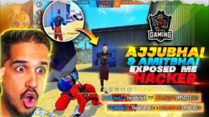Ajjubhai Exposed Me Hacker On Live🤬💔 Ajjubhai Vs ironic ff   Garena Free Fire