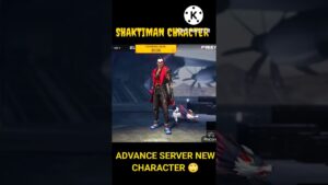 Free Fire Advance Server New Character 🙄 Shaktiman Character - Garena Free Fire #shorts #short
