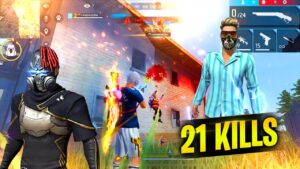 Garena Free Fire Max Solo vs Squad 21 Kills - Pro Player Playing Free Fire || Free Fire Factory King