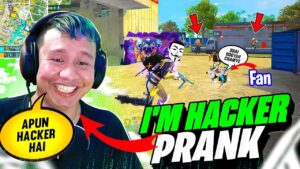 I'm Hacker Prank on Random Player 😂 He Got Shocked & i Rocked 🔥😁 Tonde Gamer - Garena Free Fire