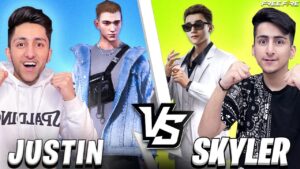 JUSTIN BIEBER VS SKYLER 1 VS 1 CLASH SQUAD GAMEPLAY - GARENA FREE FIRE