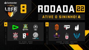 LBFF 8 - Rodada 22 - Grupos A e C | Free Fire