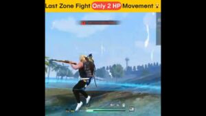 Last Zone Fight Only 2 HP Movement😮 | Surya Gaming | Garena Free Fire #shorts #short