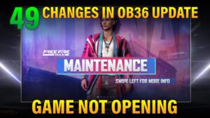 NEW UPDATE IN FREE FIRE | GAME IS NOT OPENING | OB36 UPDATE FULL DETAILS - GARENA FREE FIRE