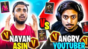 NayanAsin Vs Angry Youtuber Rg Gamer 😡 Live Collection Battle Gone Wrong😱 - Garena Free Fire