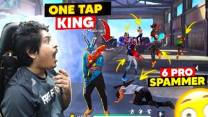 One Tap King Raistar Vs 6 Pro Spammer😱 | Garena Free Fire