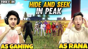 Playing Hide & Seek In Peak Finding These Noob Chimkandis🤣😂- Garena Free Fire
