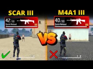 SCAR III VS M4A1 III | NEW OB36 UPDATE - GARENA FREE FIRE