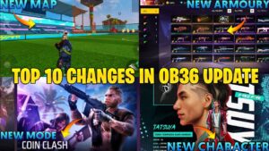 TOP 10 CHANGES IN FREE FIRE AFTER OB36 UPDATE | GARENA FREE FIRE OB36 UPDATE FULL DETAILS |Player 07
