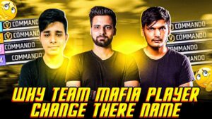 Why Team Mafia Player Change There Name🤔🤔!! Garena Free Fire