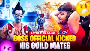 BOSS OFFICIAL 😲 KICKED HIS GUILDMATES 🚯💔 After This Game 🖤IMPOSSIBLE COMEBACK 🤬 -GarenaFreeFire