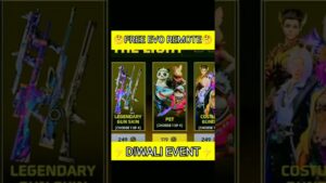 ⚡DIWALI EVENT FREE ALL REWARD 🤔|| CLAIM EVO EMOTE IN GARENA FREE FIRE 🔥? #shoets