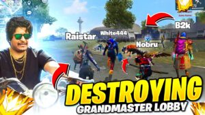 Destroying Grandmaster Lobby Top 1 | Garena Free Fire