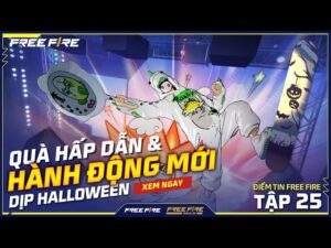 Điểm Tin Free Fire Tập 25 | Quà Hấp Dẫn Và Hành Động Mới Dịp Halloween