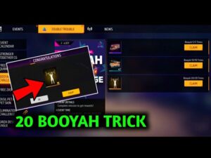 FREE FIRE 20 BOOYAH TRICK |HOW TO GET EMOTE? Garena free fire