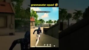 GRANMASATAR SQUAD 1 VS 4 KILL FUNNY MOMENTS 🤣GARENA FREE FIRE #shorts