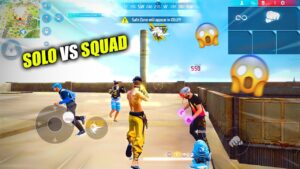 Garena Free Fire 🔥 Solo vs Squad Unbelievable Dominating Gameplay 15 Kills Total in Free Fire - free