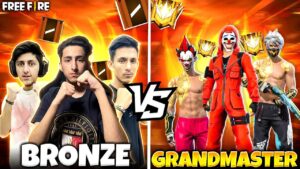 Grandmaster Player Vs Bronze Player In Cs Rank +99 Star Player Vs Me - Garena Free Fire