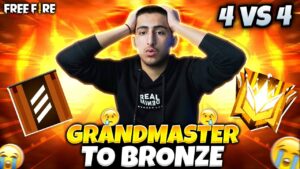 Grandmaster To Bronze In One Day In - Garena Free Fire