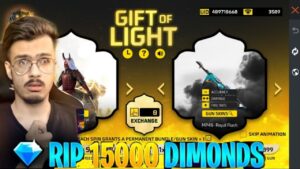 I GOT ALL LEGENDARY BUNDLE IN GIFT OF LIGHT NEW EVENT GARENA FREE FIRE