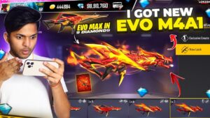 I Got New Dragon Evo M4A1 Skin In 9 Diamonds Trick 🤯 Garena Free Fire