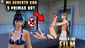 LA ROSA DE GARENA: ME ACUESTO CON MIS 3 PRIMAS ME DESCUBREN Y ME HACEN ESTO | FREE FIRE | Free Serie