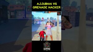 OMG!! AJJUBHAI VS GRENADE HACKER - GARENA FREE FIRE #shorts