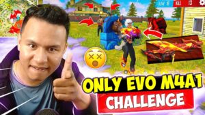 Only Evo Lvl 7 Fully Upgraded M4A1 Challenge in Garena Free Fire 😎 Tonde Gamer