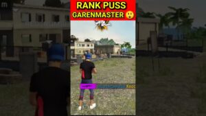 RANK PUSS GARENMASTER 😲 CHALLENGE GARENA FREE FIRE SHORT VIDEOS 😊 #short #shorts #youtubeshorts
