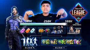 🔴RECLAMANDO LOS PREMIOS DE LA FREE FIRE LEAGUE🎁 + REGALANDO 10 M4A1 EVOS MAX🔥 JOELTHEPRO