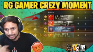 RG GAMER 👿 SHOUTING HIS TEAMMATES AFTER LOOSING A GAME || SSGAMERZONE - GARENA FREEFIRE