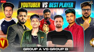 Youtubers vs Best Players | Group B vs C - Garena Free Fire #classyfreefire  #nonstopgaming